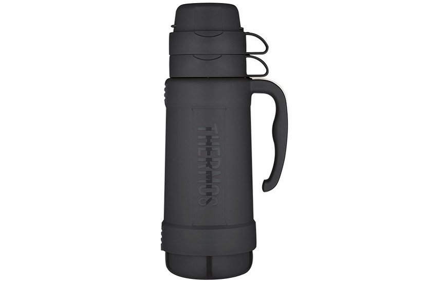 THERMOS Szklany termos z dwoma kubkamiczarny 1.8l THERMOS Mogado sp
