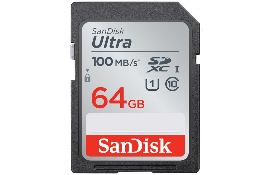 PAMIĘĆ SECUREDIGITAL SANDISK 64GB ULTRA SDXC 100MB/S UHS-I CLASS 10 Sandisk - Mogado sp. z o. o